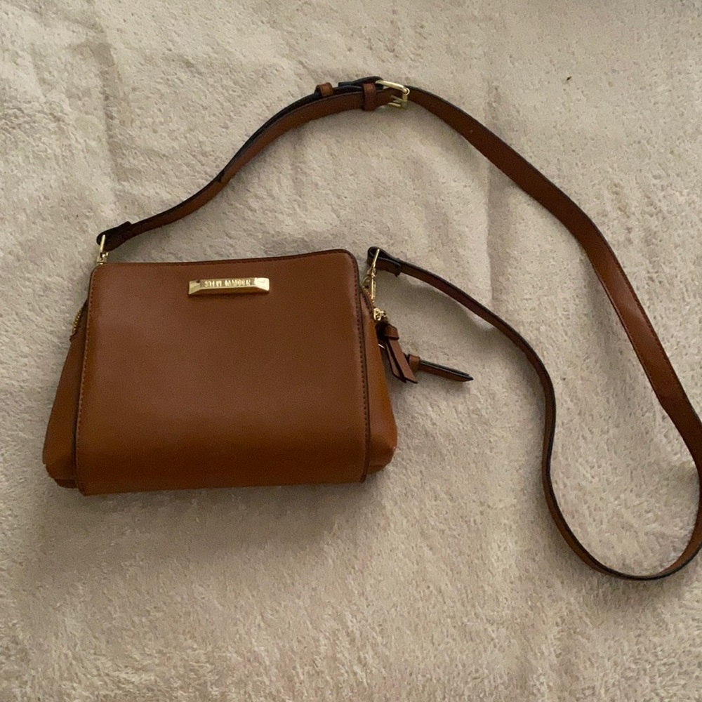 brown steve madden purse
